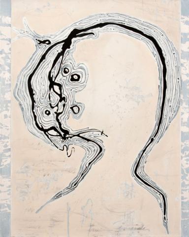 franca ravet,écran total, 100x80cm, 2017