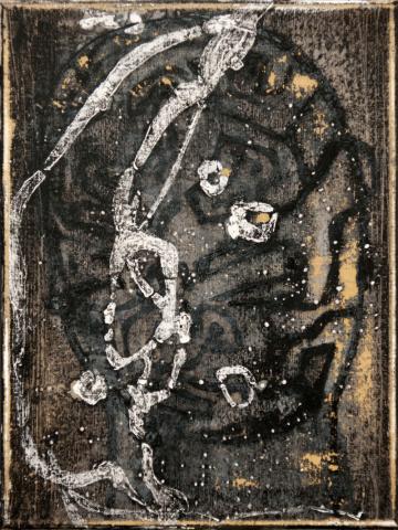 franca ravet, la planque, 100x70cm, 2016