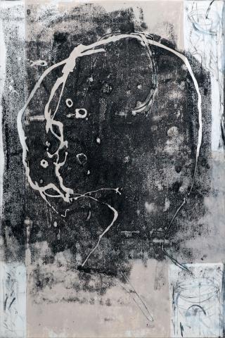 franca ravet, la planque, 100x70cm, 2016
