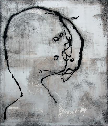 franca ravet, la proie, 140x120 cm,2018