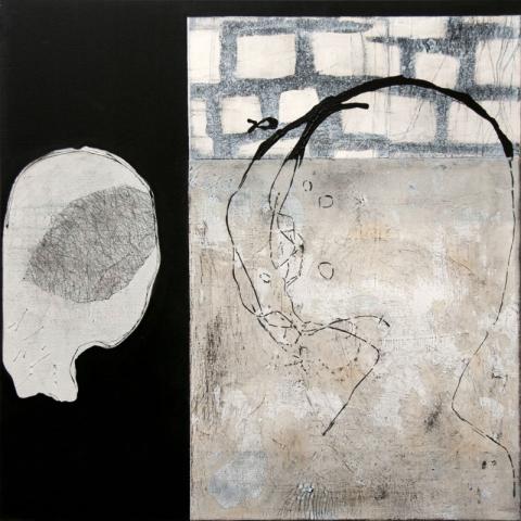 franca ravet, orages inter-lopes, 110x110, 2018