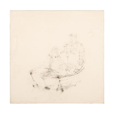 A. Mandelbaum, "La Barque", 148x149 cm, 1985 