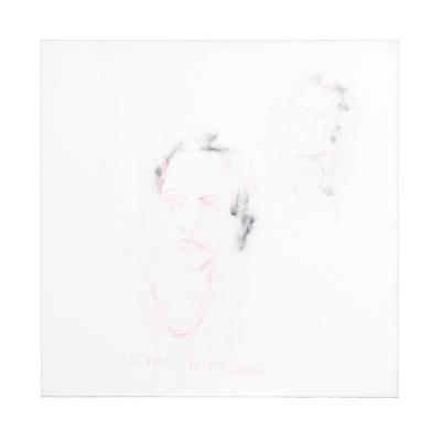 A. Mandelbaum, "Rose Auslander", la série mes icônes, 90x90 cm, 2014 